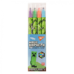 Канцтовари - Набір маркерів Yes Minecraft 4 кольори (390713)