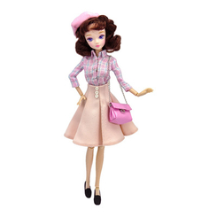 Куклы - Кукла Kurhn Модница в клетчатой рубашке и персиковой юбке (6938142030835/3083-2)