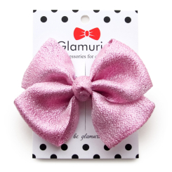 Бижутерия и аксессуары - Бантик Glamurino Monro Shine розовый (2221.5)