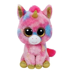 Мягкие животные - Мягкая игрушка TY Beanie boo's Единорог Фантазия 25 см (37041)