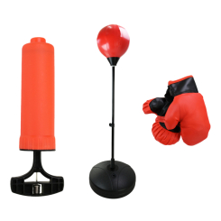 Спортивные активные игры - ​Боксерский набор Країна Іграшок Надувная груша на стойке (666-999)