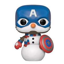 Фигурки персонажей - Игровая фигурка Funko Pop Bobble Marvel Капитан Америка (FUN2503)