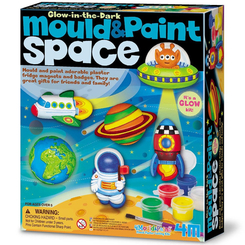 Набори для творчості - Набір для створення магнітів 4M Mould and paint Космічні об'єкти (00-03546)