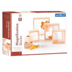 Наукові ігри, фокуси та досліди - Ігровий набір Guidecraft Natural Play Блоки зі збільшувальним склом (G3018)