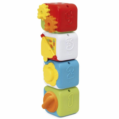 Розвивальні іграшки - Розвивальна іграшка Chicco Мультисенсорні кубики Монтессорі 2 в 1 (11857.00)