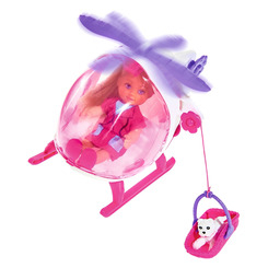 Куклы - Игровой набор Спасательный вертолет с собачкой Steffi & Evi Love  (5739469)