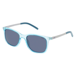 Солнцезащитные очки - Солнцезащитные очки INVU бирюзовые прозрачные с белыми вставками (22406A_IK)