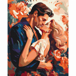 Товары для рисования - Картина по номерам Brushme Момент влюбленных (BS53881) Товары для рисования - Картина по номерам Brushme Момент влюбленных (BS53881)