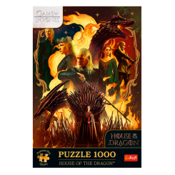 Пазли - Пазл Trefl Premium Plus Дім дракона 1000 елементів (12068)