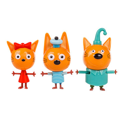 Фигурки персонажей - Игровой набор Три кота 3 фигурки (T17171)