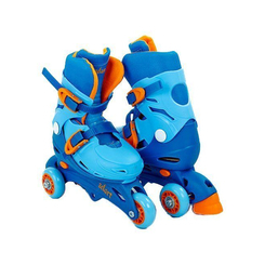 Ролики детские - Роликовые коньки раздвижные детские YX-0153 Zelart 31-34 Голубо-синий (60363016) (77383)