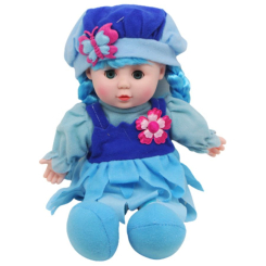 Куклы - Мягкая кукла Lovely Doll голубая MIC (LY3011/2/3/4/5/6) (224453)