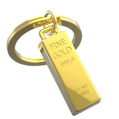 Брелоки - Брелок Metalmorphose Gold Bar (8000020291006)