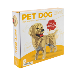 Блочные конструкторы - Конструктор Країна Іграшок Золотистый ретривер 840 деталей (911-3)