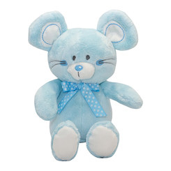 Мягкие животные - Мягкая игрушка Devilon Замечательная мышка голубая 20 см (C1811920A-2)
