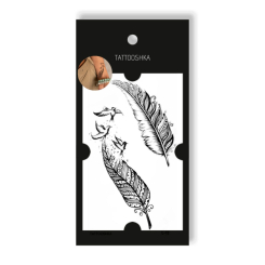 Косметика - Набір тату для тіла Tattooshka Пера з птахами (L-15)