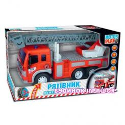 Транспорт і спецтехніка - Машинка Motor Play Пожежний автомобіль-Рятівник (12014)