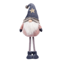 Персонажі мультфільмів - Новорічна м'яка іграшка Novogod'ko "Гном із зіркою" 80 см LED 973726
