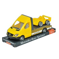 Транспорт і спецтехніка -  Автомобіль Tigres Mercedes-Benz Sprinter евакуатор жовтий (39711)