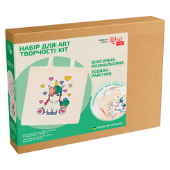 Набори для творчості - ​Набір для творчості Rosa Talent Екосумка-розмальовка Юнікорн (N0003605)
