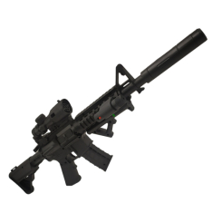 Стрелковое оружие - Игрушечный Автомат Bambi M4-2 стреляет пулями (62535)