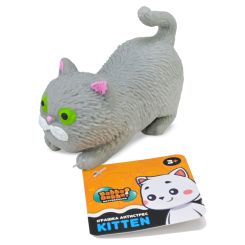 Антистрес іграшки - Іграшка-антистрес YabbaDabba Кіт сірий (YD2521/1)