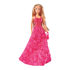 Ляльки - Лялька Steffi & Evi love Штеффі у святковому одязі рожева сукня (5739003-1)