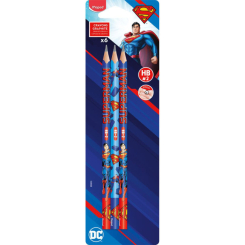 Набор графитовых карандашей Maped Superman HB без резинки 6 шт (MP.850833)