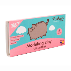 Наборы для лепки - Пластилин Yes Pusheen 6 цветов (540608)
