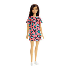 Куклы - Кукла Barbie Супер стиль Брюнетка в розовом платье (T7439/GHW46)