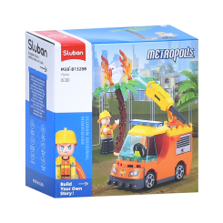 Конструкторы с уникальными деталями - Конструктор Sluban Спасательная машина 75 деталей (M38-B1328B) Конструкторы с уникальными деталями - Конструктор Sluban Спасательная машина 75 деталей (M38-B1328B)