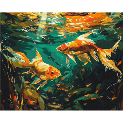 Товары для рисования - Картина по номерам Brushme Подводный вальс (BS53967)