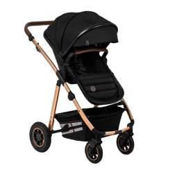 Коляски - Прогулочная коляска Lionelo Amber 2 Black Onyx 2 в 1 (LO-AMBER BLACK ONYX (2in1))