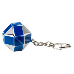 Головоломки - Міні-головоломка Rubiks Змійка біло-блакитна (RK-000146)