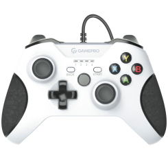 Ігрові приставки - Геймпад-джойстик GamePro white-black (MG450W)