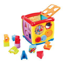 Развивающие игрушки - Развивающая игрушка Bebelino Куб-сортер с эффектами (58162)