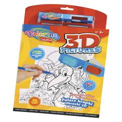 Товары для рисования - Набор для детского творчества Волшебная книжечка Соедини точки 3D Colorino 12 рисунков (31905PTR)