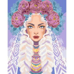 Товари для малювання - Картина за номерами Art Craft Пані Півонія 40 х 50 см (10127-AC)