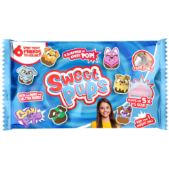 Персонажі мультфільмів - М'яка іграшка-сюрприз Candy Pops Солодкі цуценята (2408001)
