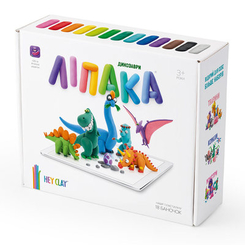 Наборы для лепки - Набор пластилина ЛІПАКА Динозавры (s006dinos)