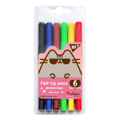 Канцтовары - Фломастеры Yes Pusheen 6 цветов (650528) Канцтовары - Фломастеры Yes Pusheen 6 цветов (650528)