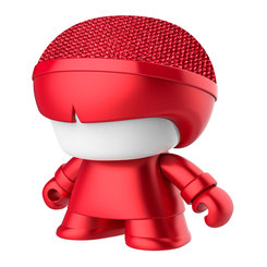 Портативные колонки и наушники - Портативная колонка Xoopar Mini Xboy LED с ремешком красный металлик 7 см (XBOY81001.15М)