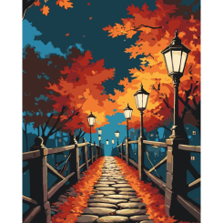 Товары для рисования - Картина по номерам Art Craft Ночная прогулка 40 х 50 см (11054-AC)