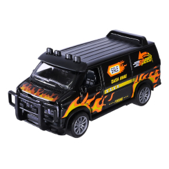 Транспорт і спецтехніка - Автомодель Автопром Вантажний фургон чорний (AP74200/1)