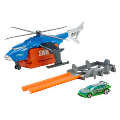 Транспорт і спецтехніка - Набір іграшок Hot Wheels Super SWAT copter (FDW70/FDW72)