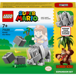 Конструктори LEGO - Конструктор LEGO Super Mario Носоріг Рамбі. Додатковий набір (71420)