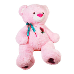 М'які тварини - М'яка іграшка Копиця Рожевий ведмедик Бублик 120 см (00002-05)