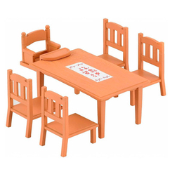 Фигурки животных - Игровой набор Обеденный стол и стулья Sylvanian Families (4506)