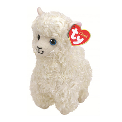 Мягкие животные - Мягкая игрушка TY Beanie boos Лама Лилу белая 25 см (96316)
