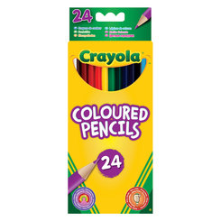 Канцтовари - Кольорові олівці Crayola 24 шт (3624)